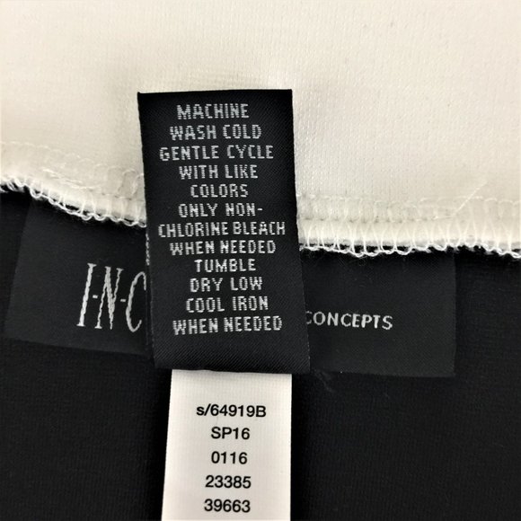 I.N.C - International Concepts - color block skirt - Picture 7 of 8